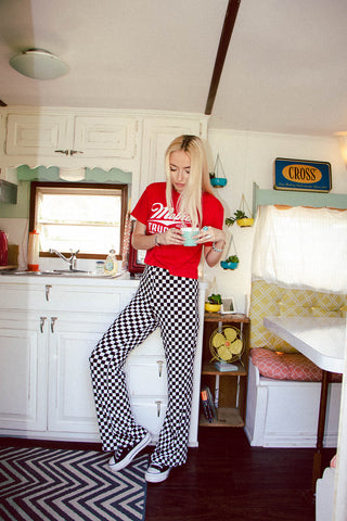 Checkered Obsessed Pants