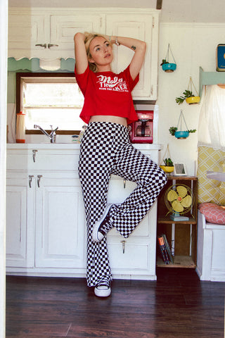 Checkered Obsessed Pants