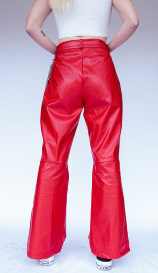 Cherry Bomb Leather Pants (Small-XL)