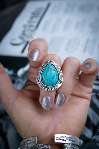 Out West Turquoise Ring